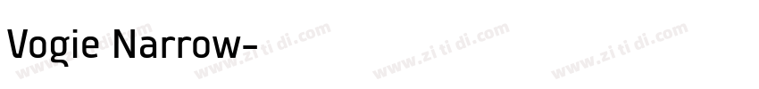 Vogie Narrow字体转换